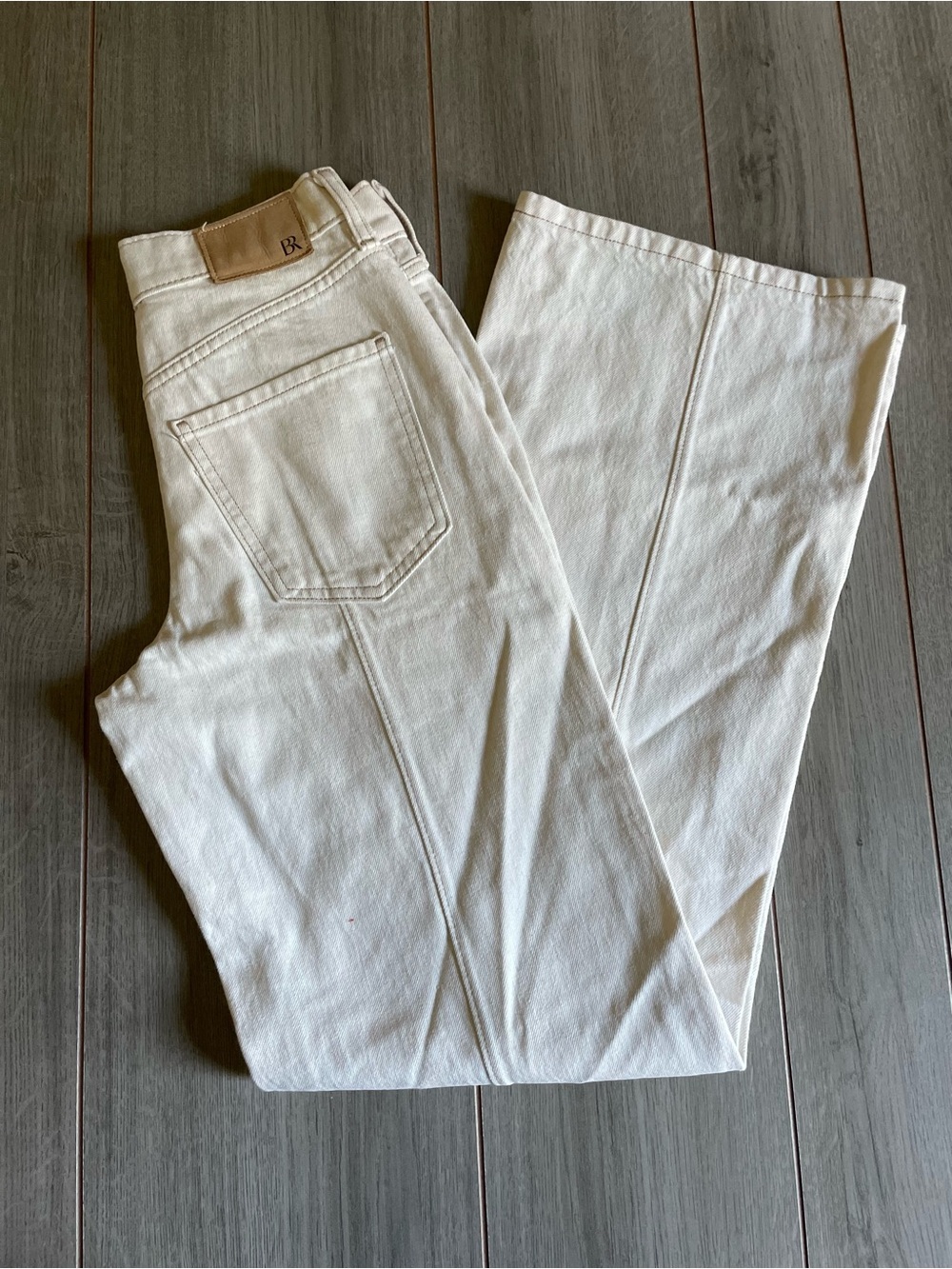 BR women's size 25 wide leg jeans